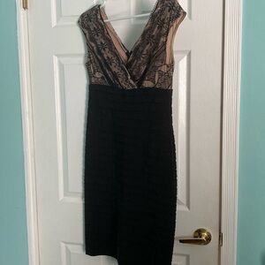 A little bit below the knee formal shape wear dress